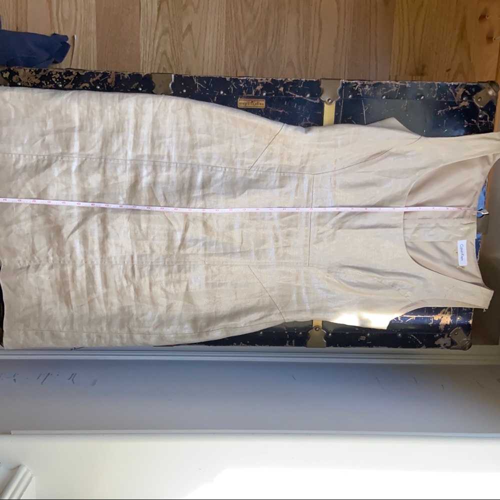 Calvin Klein Tan Shimmer dress